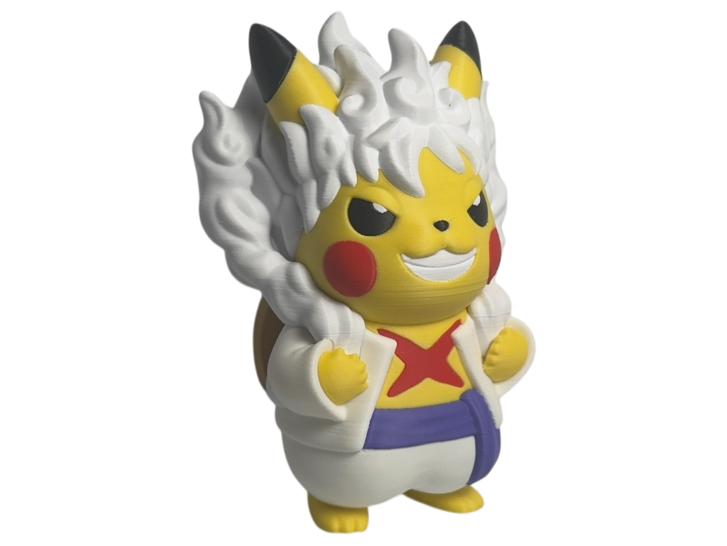 FIGURE SUPER CRAZY POKEMON ONE PIECE PIKACHU AS LUFFY GEAR FIVE