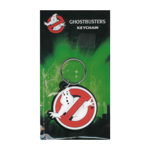 KEYCHAIN GHOSTBUSTER LOGO CREW IN GOMMA