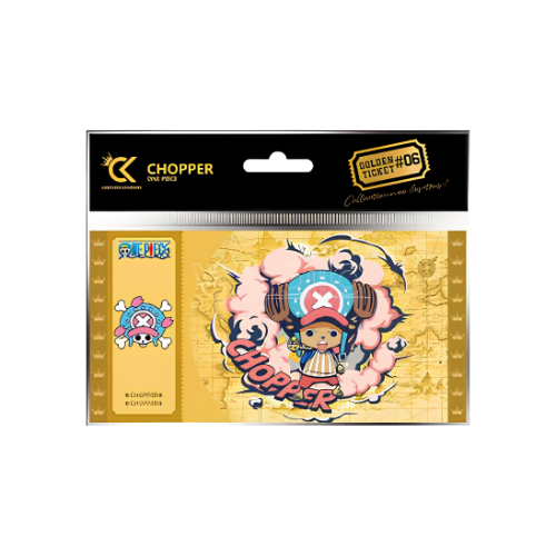 GOLDEN TICKET NARUTO - ONE PIECE PERSONAGGI VARI
