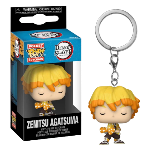 FUNKO POCKET KEYCHAIN DEMON SLAYER ZENITSU AGATSUMA
