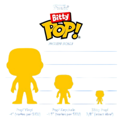 FUNKO BITTY POP POKEMON SQUIRTLE EEVEE GROWLITE PSYDUCK