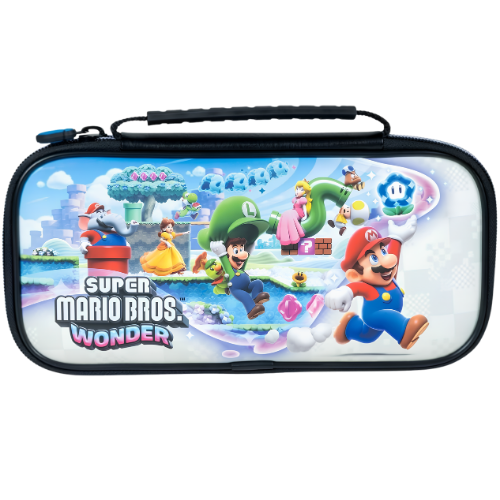 NINTENDO SWITCH GAME TRAVEL DELUXE TRAVEL CASE MARIO WONDER EDITION
