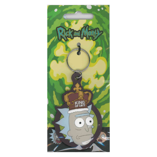 KEYCHAIN CARTOON RICK AND MORTY - SCOOBY DOO IN GOMMA