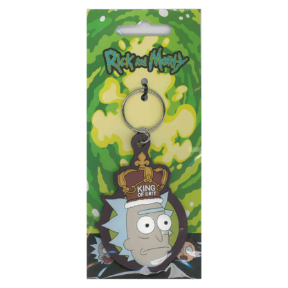 KEYCHAIN CARTOON RICK AND MORTY - SCOOBY DOO IN GOMMA