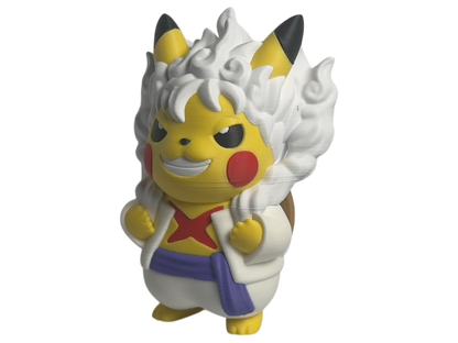 FIGURE SUPER CRAZY POKEMON ONE PIECE PIKACHU AS LUFFY GEAR FIVE