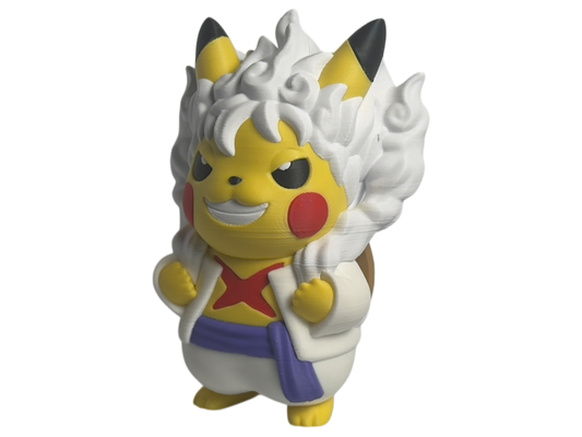 FIGURE SUPER CRAZY POKEMON ONE PIECE PIKACHU AS LUFFY GEAR FIVE