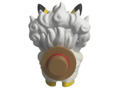 FIGURE SUPER CRAZY POKEMON ONE PIECE PIKACHU AS LUFFY GEAR FIVE