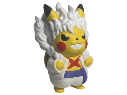 FIGURE SUPER CRAZY POKEMON ONE PIECE PIKACHU AS LUFFY GEAR FIVE