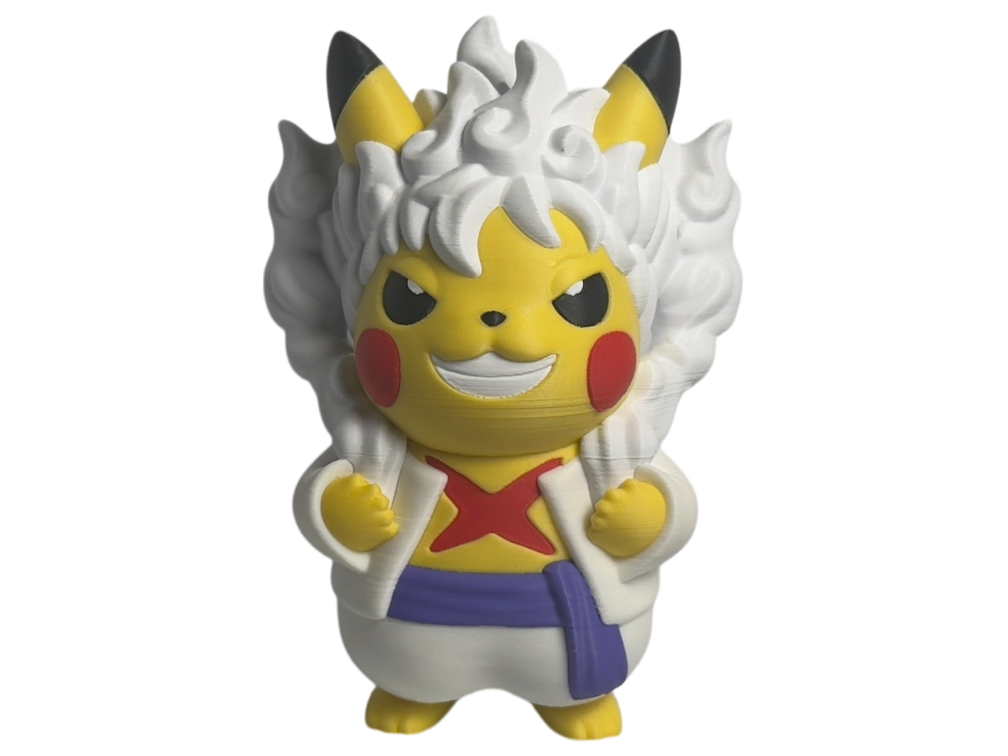 FIGURE SUPER CRAZY POKEMON ONE PIECE PIKACHU AS LUFFY GEAR FIVE