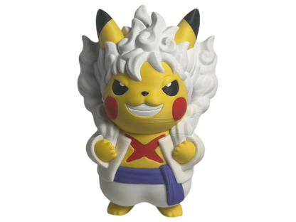 FIGURE SUPER CRAZY POKEMON ONE PIECE PIKACHU AS LUFFY GEAR FIVE