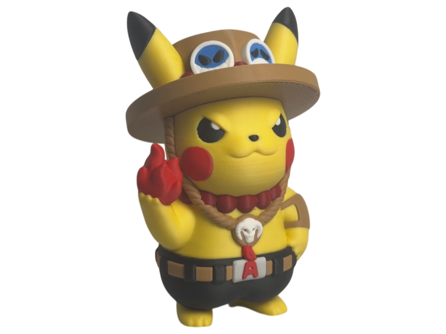 FIGURE SUPER CRAZY POKEMON ONE PIECE PIKACHU AS PORTGAS D. ACE
