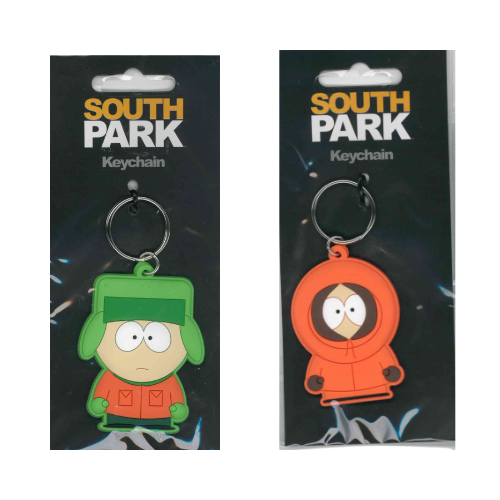 KEYCHAIN SOUTH PARK KYLE - KENNY IN GOMMA