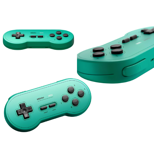 8BITDO NINTENDO SN30 BLUETOOTH GAMEPAD RED-GREEN