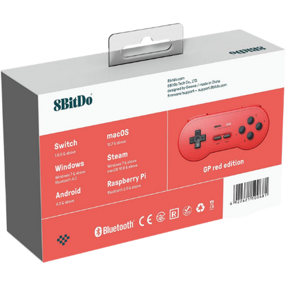 8BITDO NINTENDO SN30 BLUETOOTH GAMEPAD RED-GREEN
