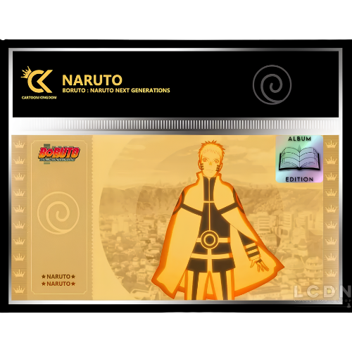 CARTOON KINGDOM GOLDEN TICKET ALBUM + LIMITED TICKET NARUTO
