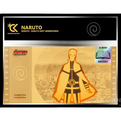 CARTOON KINGDOM GOLDEN TICKET ALBUM + LIMITED TICKET NARUTO