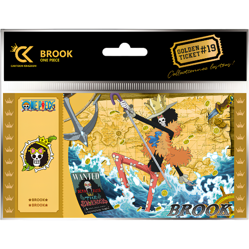 GOLDEN TICKET NARUTO - ONE PIECE PERSONAGGI VARI