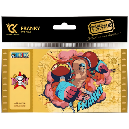 GOLDEN TICKET NARUTO - ONE PIECE PERSONAGGI VARI