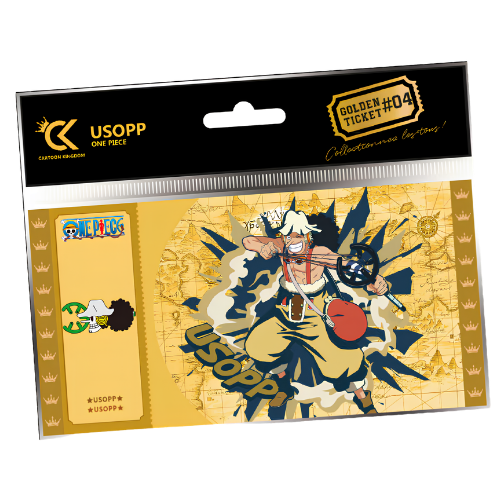 GOLDEN TICKET NARUTO - ONE PIECE PERSONAGGI VARI