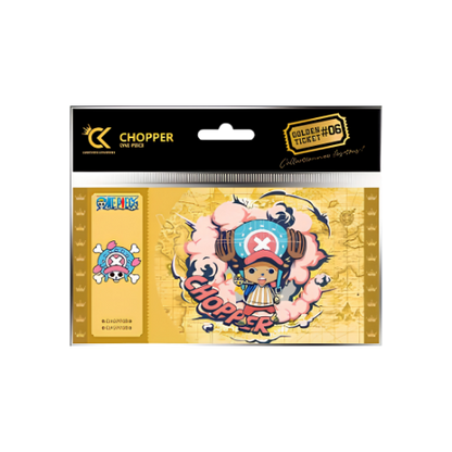GOLDEN TICKET NARUTO - ONE PIECE PERSONAGGI VARI