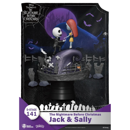 D-STAGE DISNEY NIGHTMARE BEFORE CHRISTMAS - ROMANTIC JACK AND SALLY, STILE DIORAMA