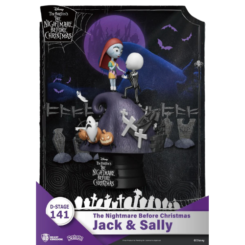 D-STAGE DISNEY NIGHTMARE BEFORE CHRISTMAS - ROMANTIC JACK AND SALLY, STILE DIORAMA