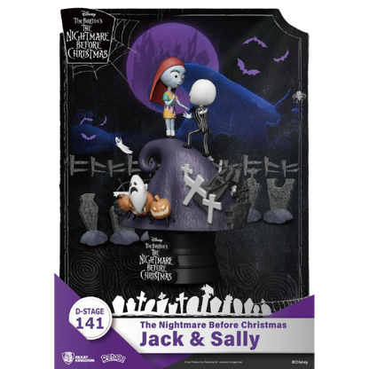 D-STAGE DISNEY NIGHTMARE BEFORE CHRISTMAS - ROMANTIC JACK AND SALLY, STILE DIORAMA