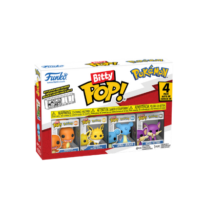 FUNKO BITTY POP POKEMON CHARMANDER JOLTEON LAPRAS RATTATA