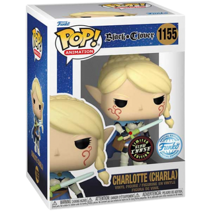 FUNKO POP BLACK CLOVER CHARLOTTE SPECIAL EDITION GLOWCHASE #1155