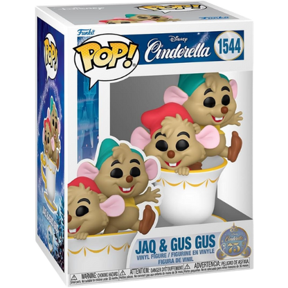 FUNKO POP DISNEY CINDERELLA JAQ E GUS GUS 75TH ANNIVERSARY #1544