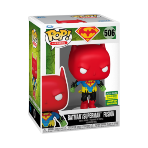 FUNKO POP DC COMIC BATMAN\SUPERMAN FUSION LIMITED EDITION #506