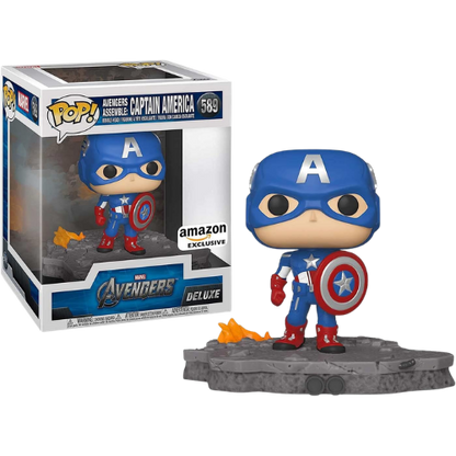FUNKO POP MARVEL DELUXE CAPTAIN AMERICA SPECIAL #549