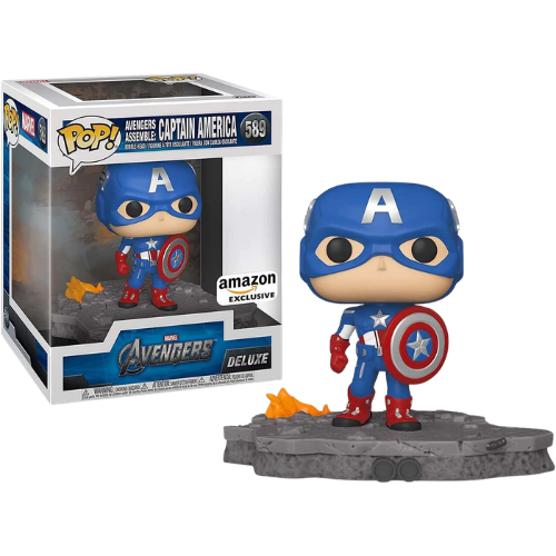 FUNKO POP MARVEL DELUXE CAPTAIN AMERICA SPECIAL #549