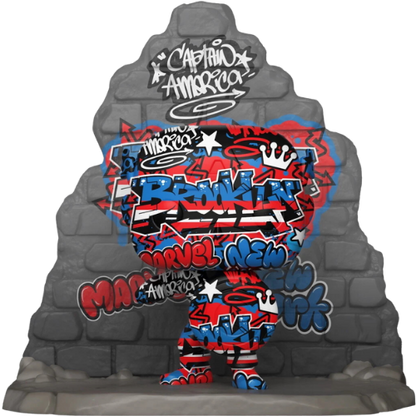 FUNKO POP MARVEL CAPTAIN AMERICA STREET ART SPECIAL #752
