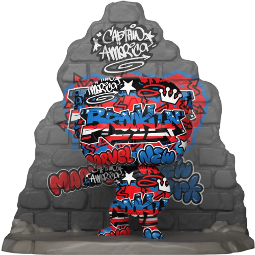 FUNKO POP MARVEL CAPTAIN AMERICA STREET ART SPECIAL #752