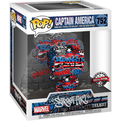 FUNKO POP MARVEL CAPTAIN AMERICA STREET ART SPECIAL #752