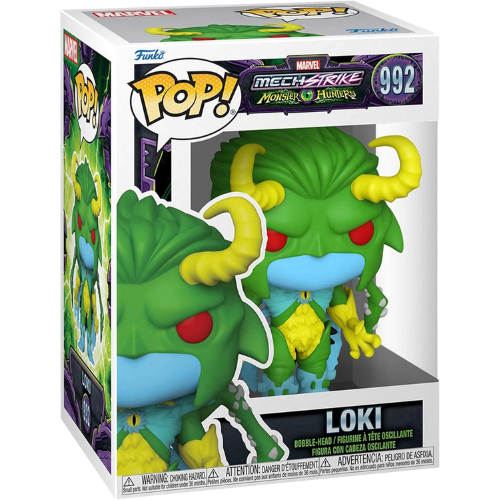 FUNKO POP MARVEL MONSTER STRIKE LOKI #992