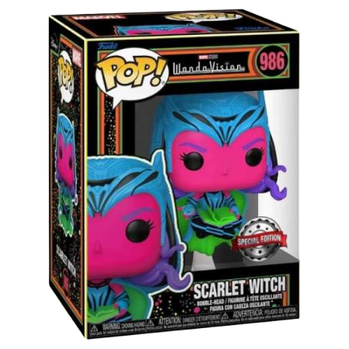 FUNKO POP MARVEL WANDA VISION SCARLET WITCH BL SPECIAL #986