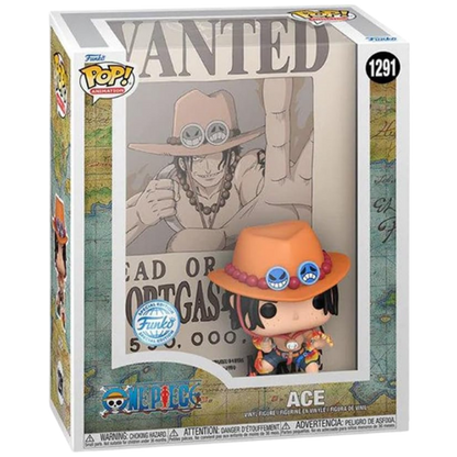 FUNKO POP ONE PIECE ACE WANTED SPECIAL #1291