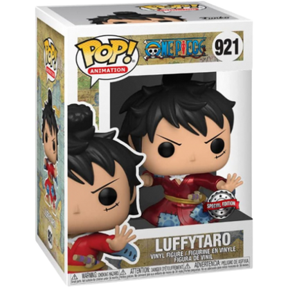 FUNKO POP ONE PIECE LUFFYTARO SPECIAL METALLIC #921