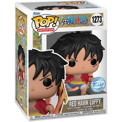 FUNKO POP ONE PIECE LUFFY RED HAWK SPECIAL #1273