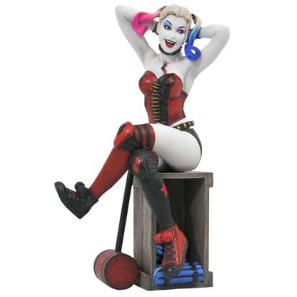 DIAMOND GALLERY FIGURE DC COMIC HARLEY QUINN SUICIDE SQUAD 23CM