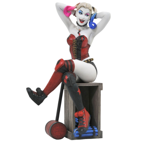 DIAMOND GALLERY FIGURE DC COMIC HARLEY QUINN SUICIDE SQUAD 23CM