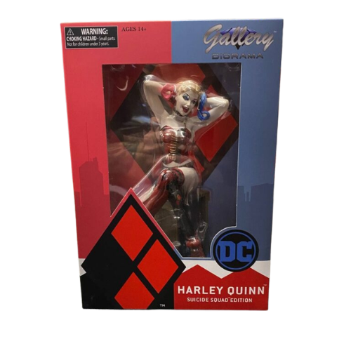 DIAMOND GALLERY FIGURE DC COMIC HARLEY QUINN SUICIDE SQUAD 23CM