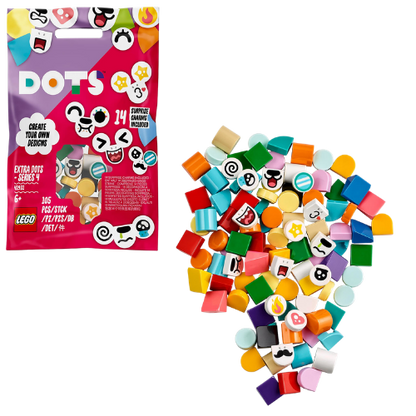 LEGO DOTS BUSTINE RED - VIOLET - GREEN