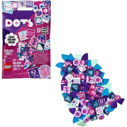LEGO DOTS BUSTINE RED - VIOLET - GREEN