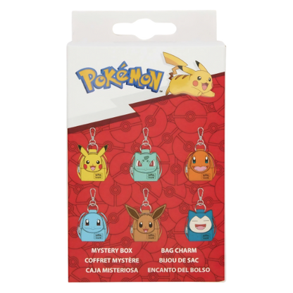 LOUNGEFLY POKEMON MYSTERY MINI ZAINO PORTACHIAVI CHARMANDER-PIKACHU-EEVEE-SQUIRTLE-BULBASUR-SNORLAX