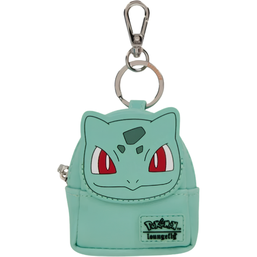 LOUNGEFLY POKEMON MYSTERY MINI ZAINO PORTACHIAVI CHARMANDER-PIKACHU-EEVEE-SQUIRTLE-BULBASUR-SNORLAX