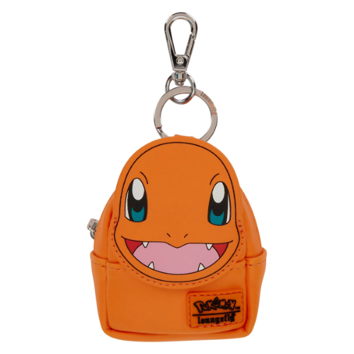 LOUNGEFLY POKEMON MYSTERY MINI ZAINO PORTACHIAVI CHARMANDER-PIKACHU-EEVEE-SQUIRTLE-BULBASUR-SNORLAX