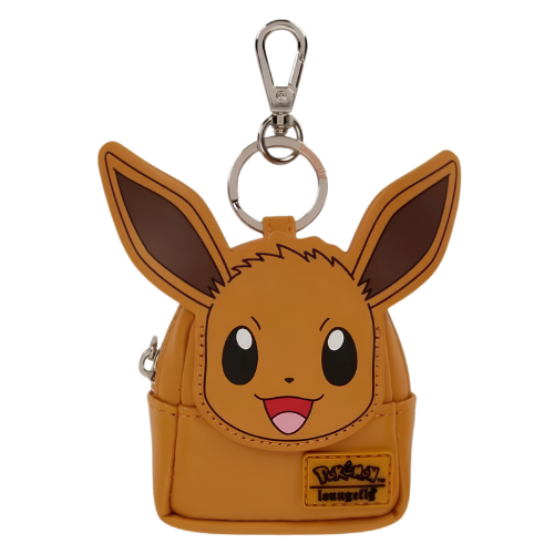 LOUNGEFLY POKEMON MYSTERY MINI ZAINO PORTACHIAVI CHARMANDER-PIKACHU-EEVEE-SQUIRTLE-BULBASUR-SNORLAX